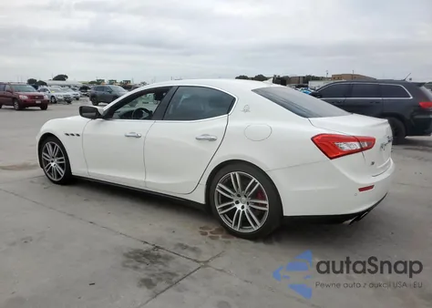 2015 Maserati Ghibli S z USA, uszkodzony, nr VIN ZAM57RTA2F1134744